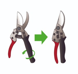 ARS Professional Rotating-Handle Bypass Secateurs VS Series